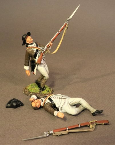 Two Infantry Casualties, 1st Canadian Regiment, Continental Army