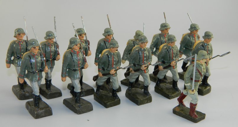 WWII German Soldiers Marching