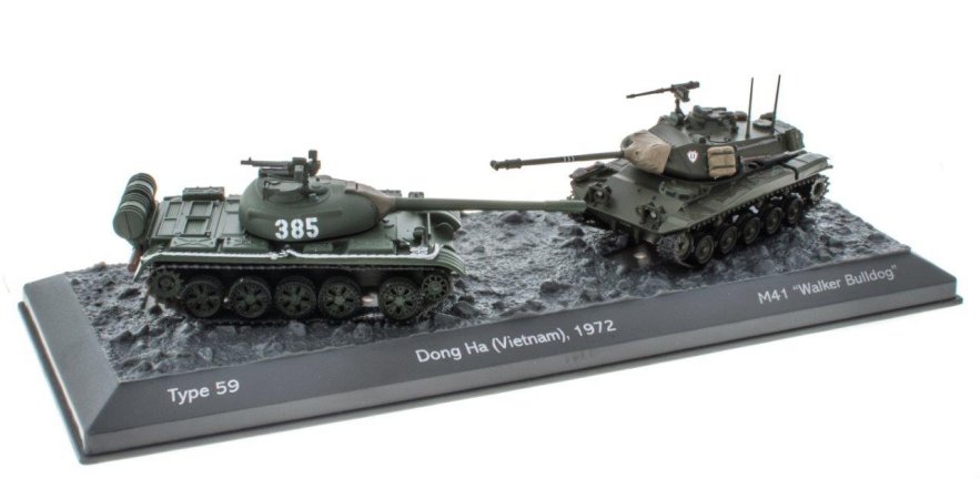The Battle for Dong Ha – Type 59, People's Army of Vietnam vs. M41A3 Walker Bulldog, 11th Armored Cavalry Regiment, U.S. Army, Vietnam, April 1972