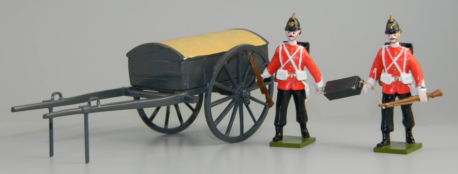 Ammo Cart with 2 British Soldiers