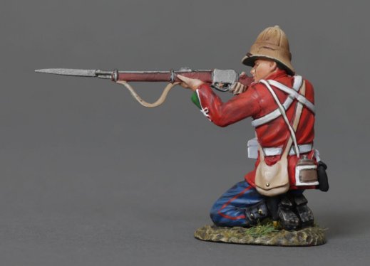 Kneeling Firing #1 Redcoat Private
