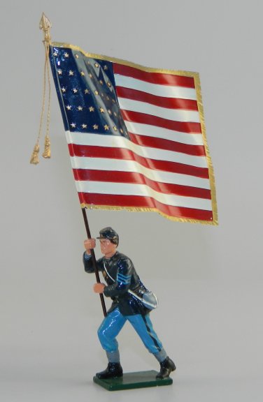 Union Flag Bearer w/Stars & Stripes