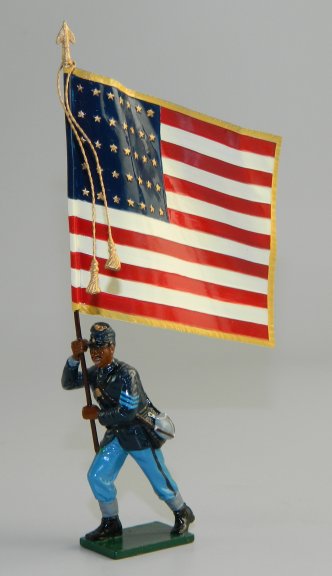 54th Massachusetts Flagbearer
