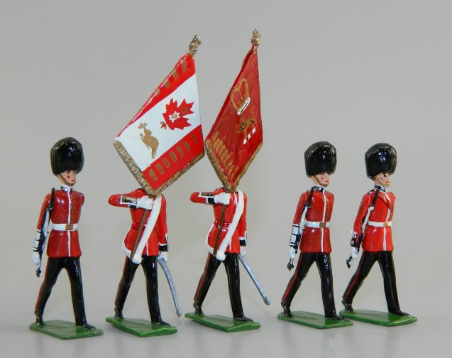 Canadian Governor General's Foot Guards Colors & Escort  Set