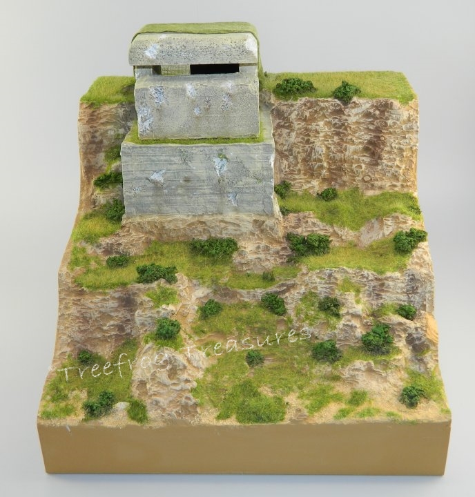 D-Day Cliff with Concrete Bunker