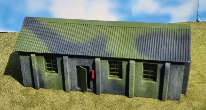 RAF Dispersal Hut Full - Green/Black