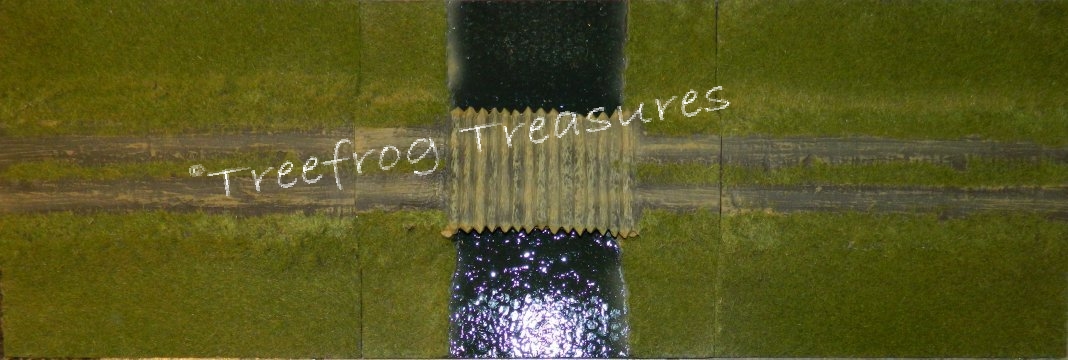 River Section with Log Bridge