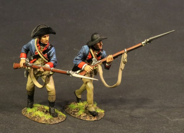 Two Line Infantry Advancing, 2nd New Hampshire Regiment