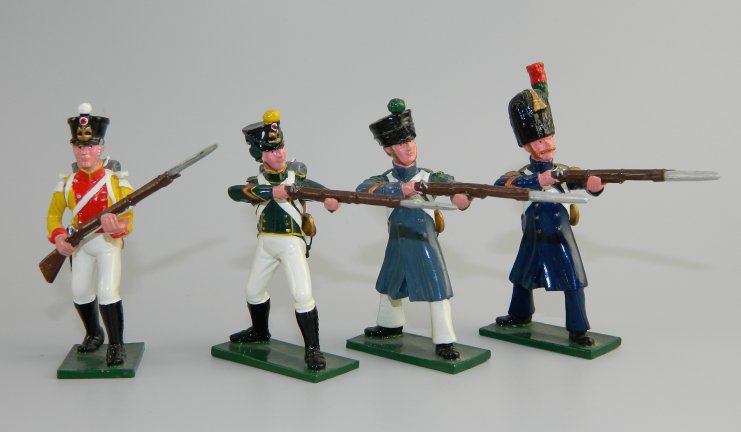 Four Napoleonic Wars Figures