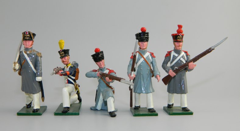 Five Napoleonic Wars Figures