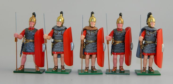 Roman Legionnaires Standing at Ease