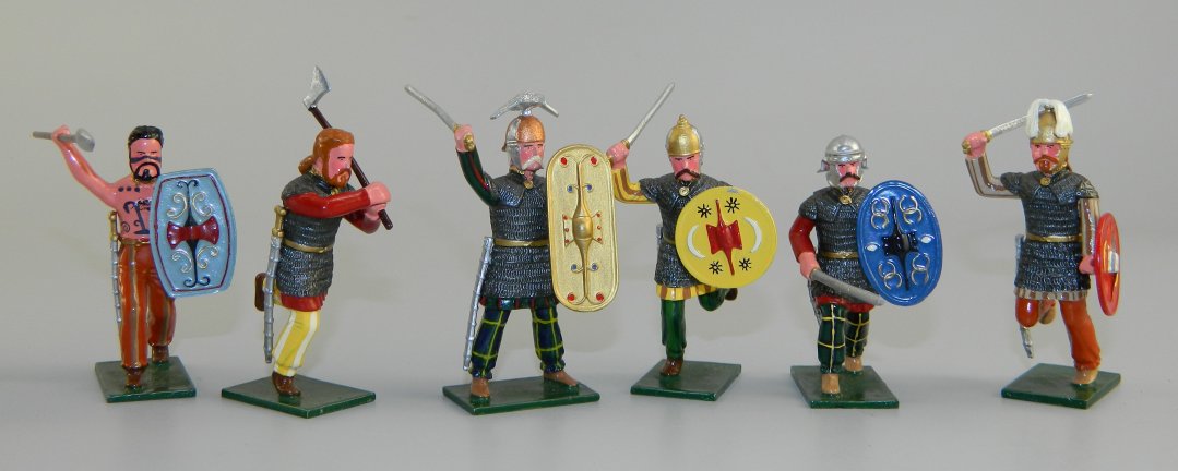 Gaul Warriors Charging