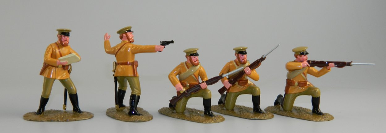 Five WWI Russian Figures