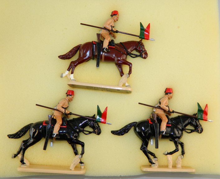 Troopers with Lances on Charging Horses