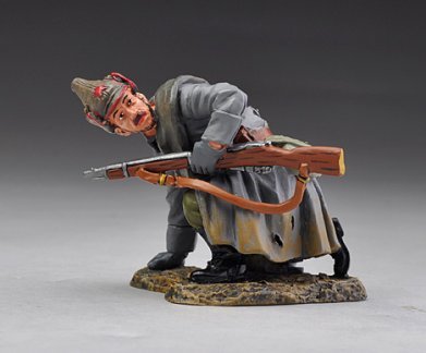 Rifleman wearing Budenovka Hat