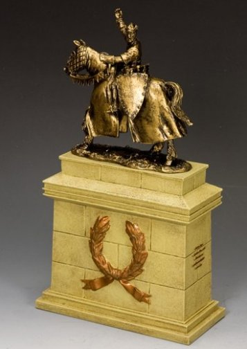 King Philip of France w/Sand Stone Plinth