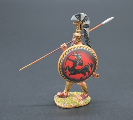 Marching Spartan with Centaur Shield