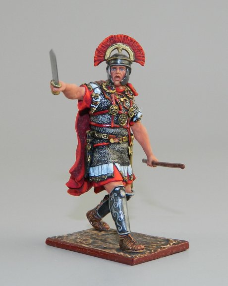 Roman Centurion in Battle w/Vitas Staff