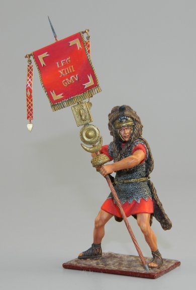 Legionnaire in Bearskin w/Flag