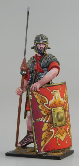 Legionnaire Holding Pilum w/Shield