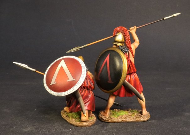 Spartan Warriors with Lambda Shields, Spartan Army