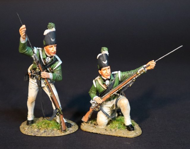 Two Light Infantry Skirmishing, Simcoe's Rangers