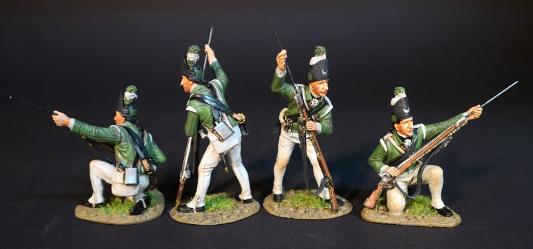 Four Light Infantry Skirmishing, Simcoe's Rangers