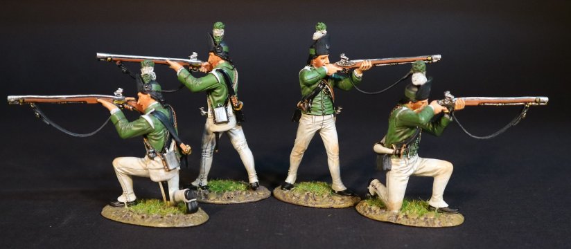 Four Light Infantry Skirmishing, Simcoe's Rangers