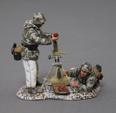 German 80mm Mortar Set - Winter