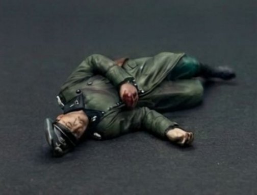 Unconscious SS Officer 'Out Cold'