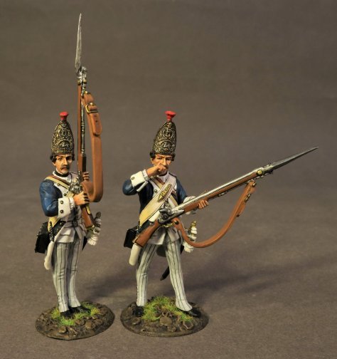 Two Grenadiers, Von Rhetz Regiment, Brunswick Grenadiers