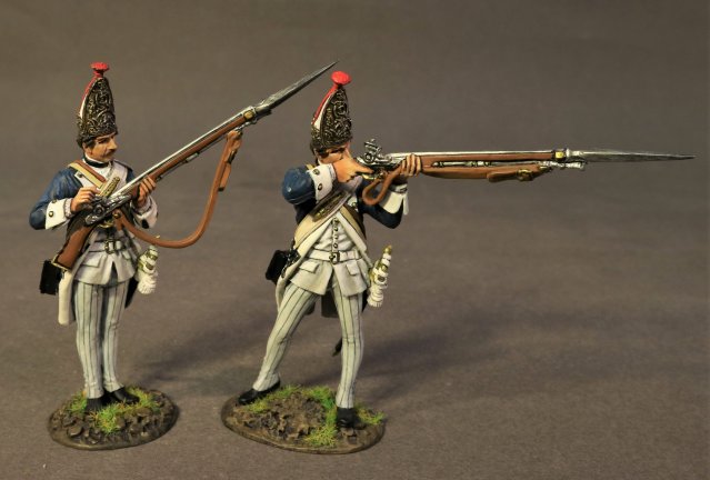 Two Grenadiers, Von Rhetz Regiment, Brunswick Grenadiers