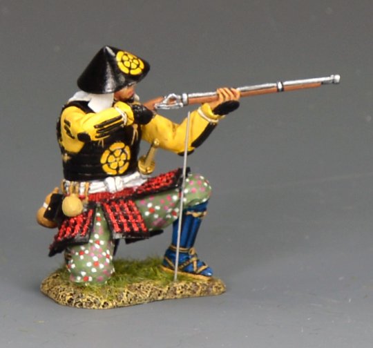 Ashigaru Arquebusier Kneeling Firing - Western Army