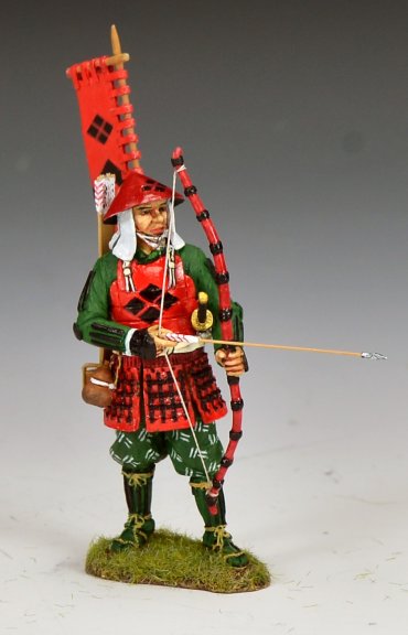 Ashigaru Archer Ready w/Sashimono