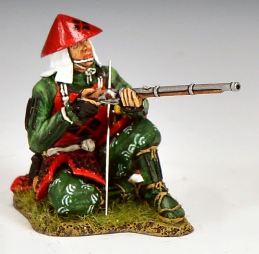Ashigaru Arquebusier Sitting Ready (Eastern Army)