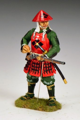 Ashigaru Arquebusier Loading His Weapon - Eastern Army