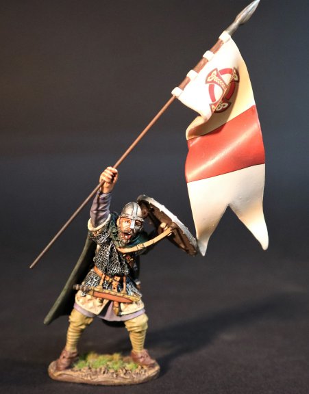 Housecarl with Banner, Charging