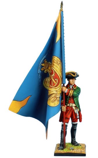 Russian Apsheronsky Musketeers Standard Bearer - Regimental Colors