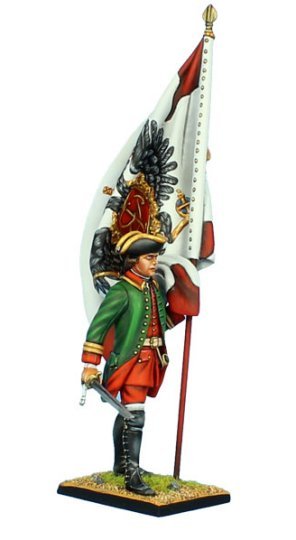 Russian Apsheronsky Musketeers Standard Bearer - National Colors