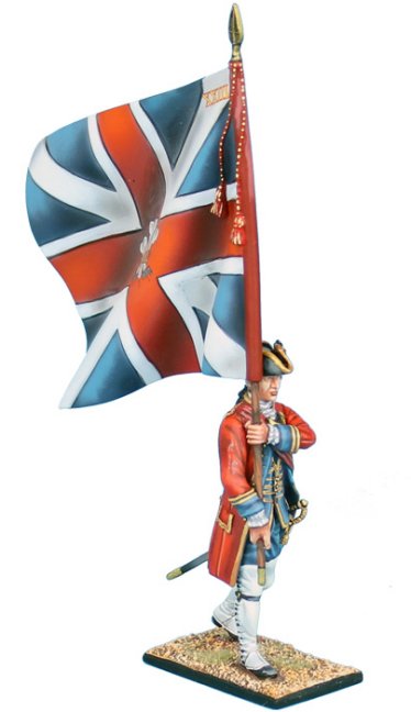 British Grenadier Standard Bearer Union Jack 23rd Regt