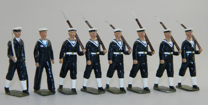 Officer & Sailors at March