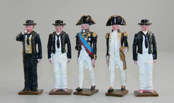Admiral Lord Nelson with Crew, 1805