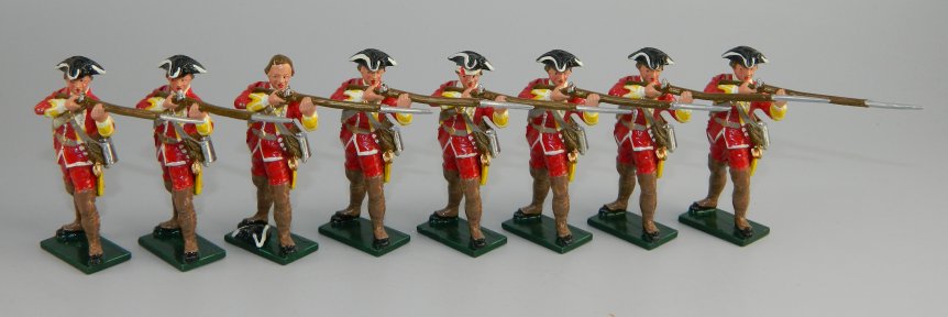 British Infantry - French & Indian Wars, 1750s
