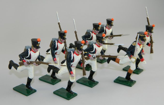 French Line Infantry (Fusiliers) Advancing