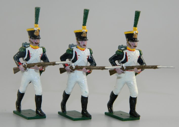 French Voltigeurs Advancing, Napoleonic Wars
