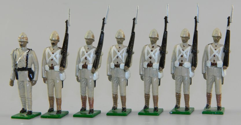 7 British Army Soldiers, Boer War