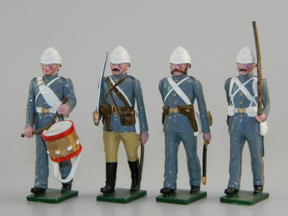 British Royal Marines Marching