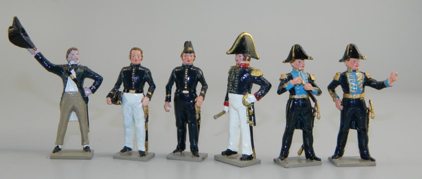 Various Naval Figures
