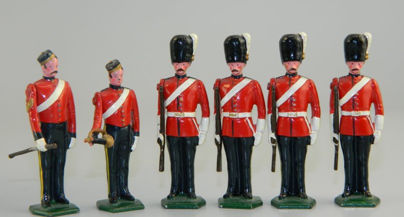 Sergeant Major, Bugler & Soldiers, 2nd Dragoons (Royal Scots Greys)