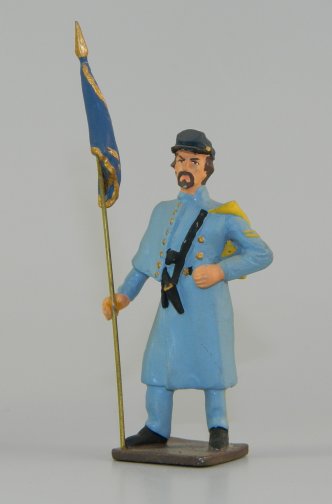 Corporal, Cavalry with Regimental Standard, USA
